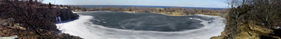 Ice-encrusted Quarry - Halibut Point State Park, Rockport, MA